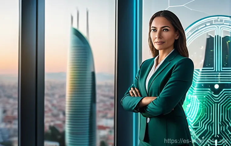 보험중개사와 관련된 최신 보험 상품 성공 사례 연구 및 분석 - **Cybersecurity Shield for a Modern Entrepreneur:** A confident and determined Spanish entrepreneur,...