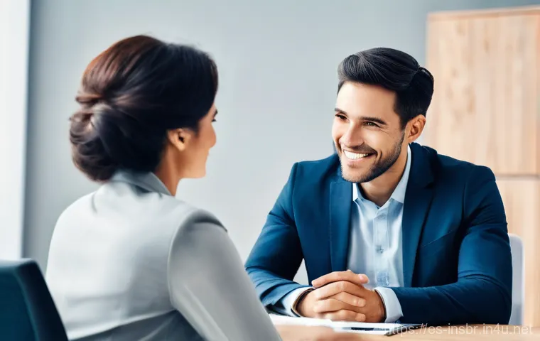 보험중개사와 관련된 고객 관계 관리 성공 사례 연구 및 분석 - **Prompt 1: The Trustworthy Advisor's First Meeting**
    A friendly, professional insurance advisor...